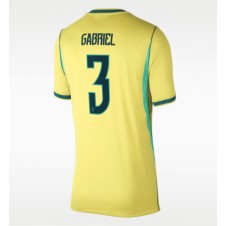 Brasil Gabriel Magalhaes #3 Hjemmedrakt Kvinner VM 2026 Kortermet